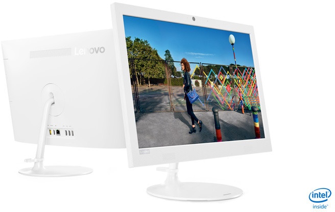 Kompjuter Lenovo IdeaCentre 330-20IGM, Intel Celeron J5005, DDR4 4GB, HDD 1TB, 19.5 ", i bardhë