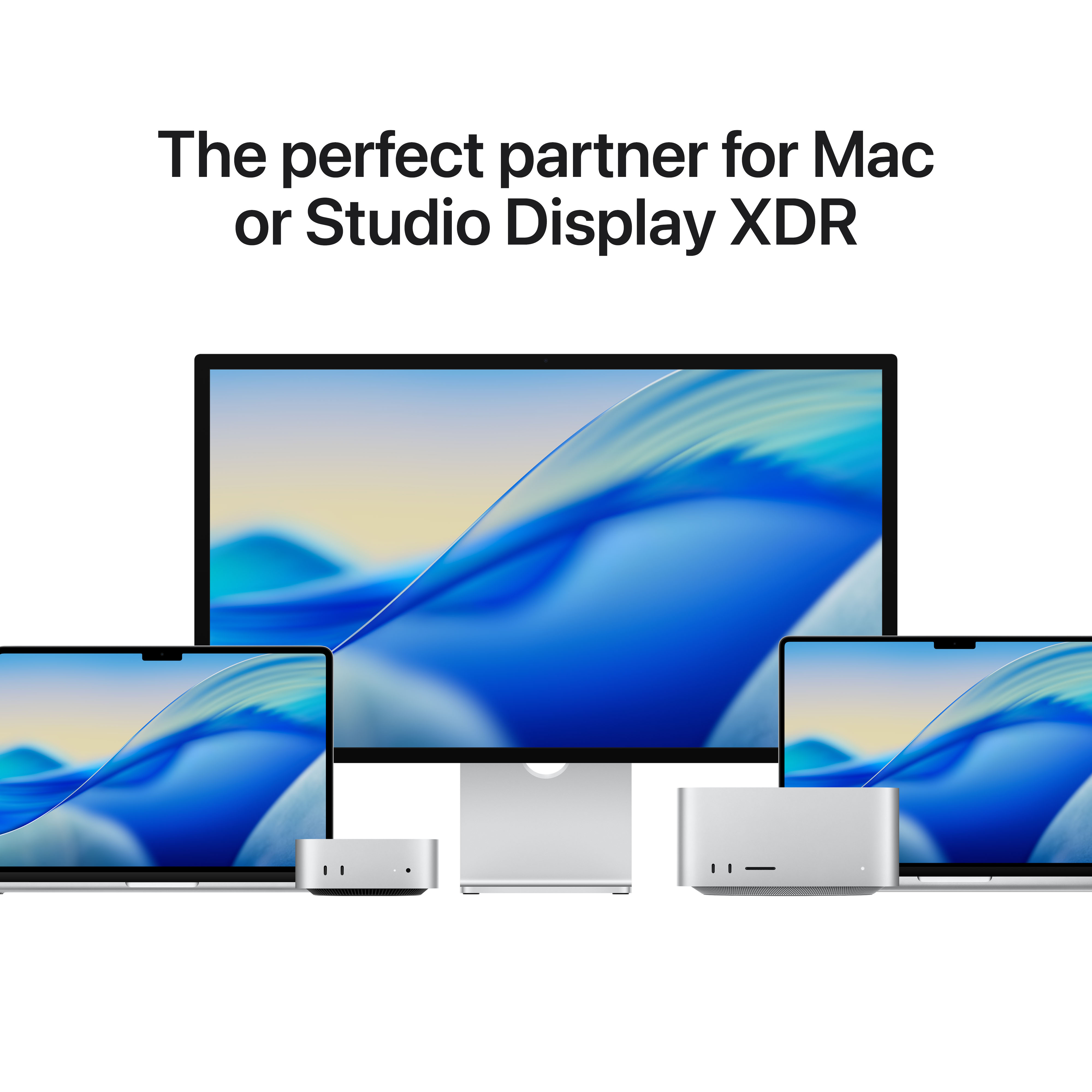 Apple Studio Display, Standard glass, Tilt- and height-adjustable stand