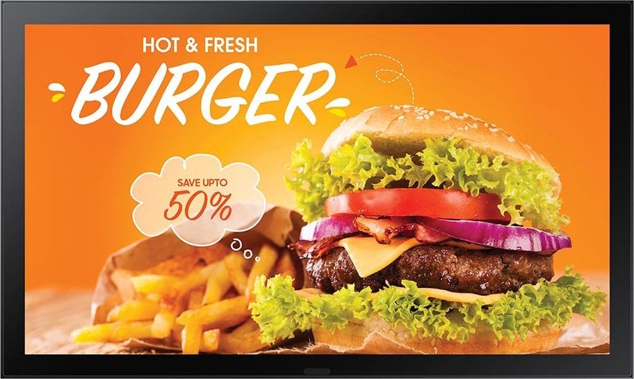 Monitor profesional Samsung Smart Signage OH24B, 24", Full HD, i zi