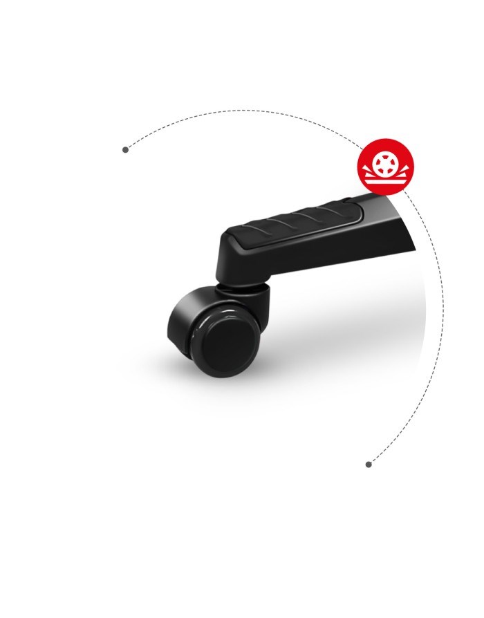 Karrige lojërash HUZARO Force 6.3 RGB Mesh, e zezë