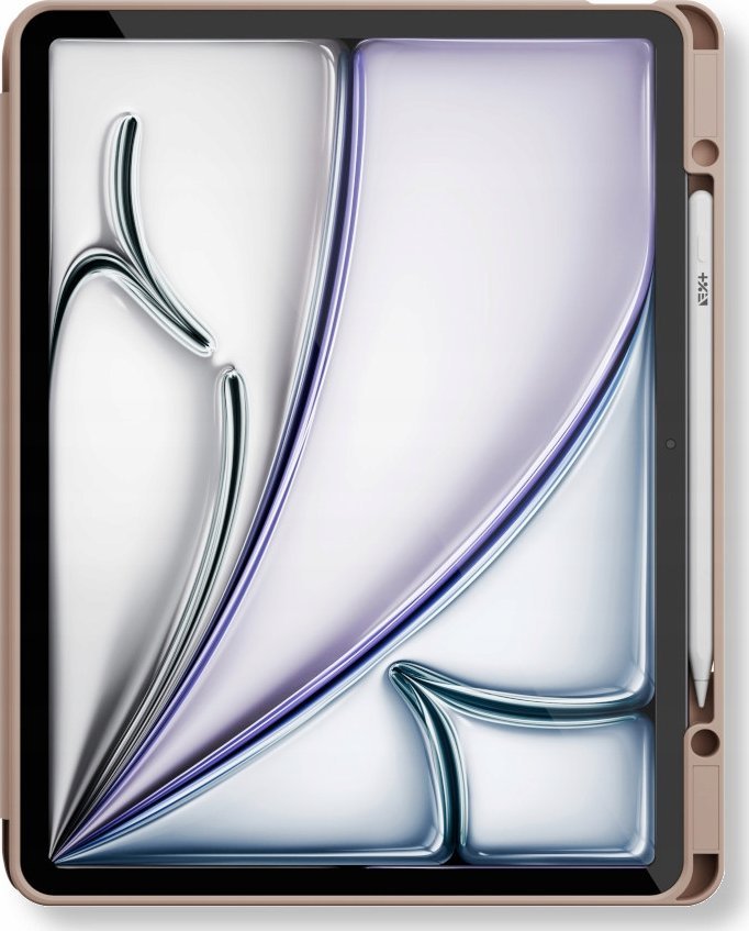 Mbrojtëse tablet NEXT ONE Rollcase për iPad Air M2 13", me mbajtëse Apple Pencil, me qëndrim, rozë