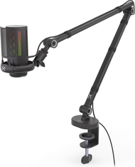 Микрофон Krux Epic 1000 KRXC011, со рака за монтирање, црн