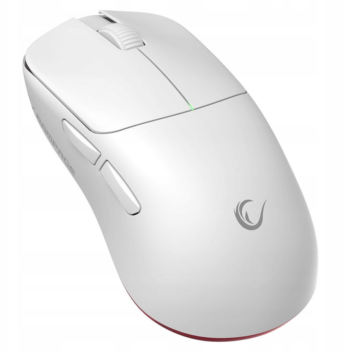 Mouse wireless Rampage Tilion gaming, 24000 DPI, 1000 Hz, i bardhë