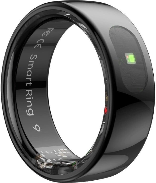 Паметен прстен Powerton SMART RING PRO, големина 12, IP68, црн
