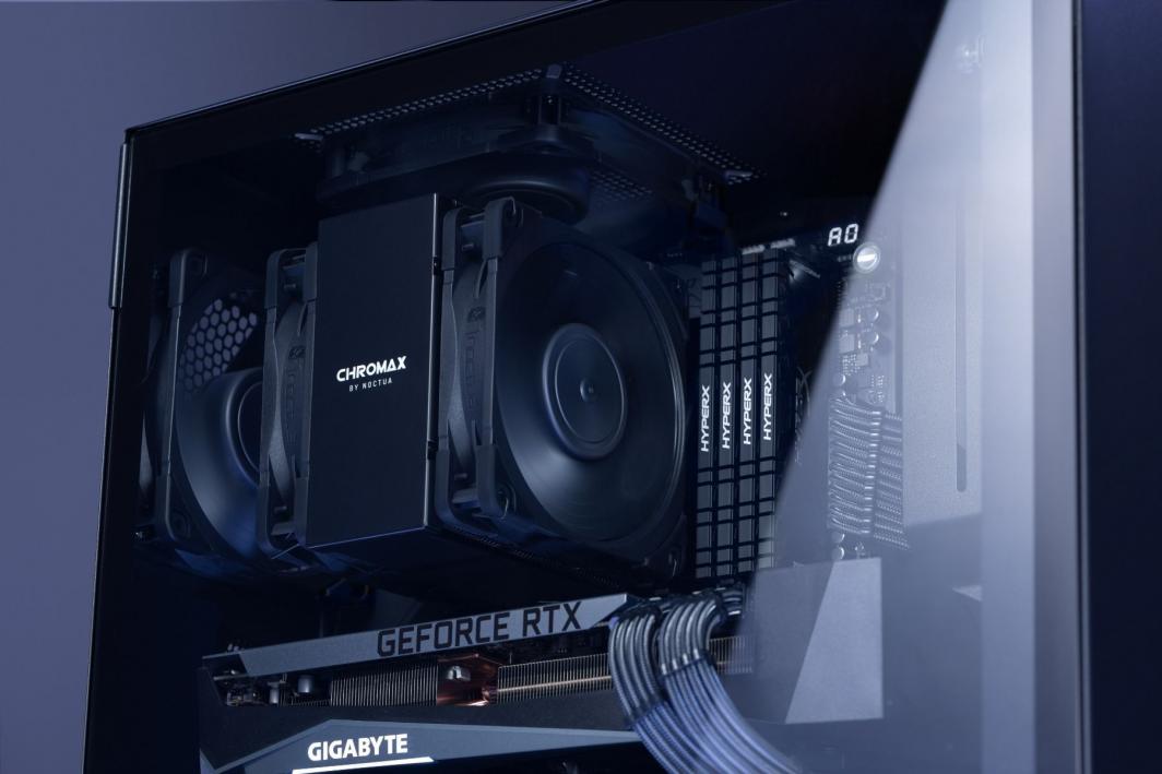 Kapak ftohës CPU Noctua NA-HC8 chromax.black, për NH-U12A, alumini, i zi