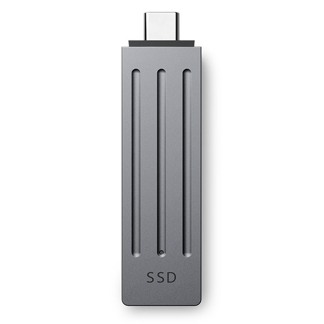 Надворешен SSD Seagate STMX2000400, 1TB, USB Type C 3.2 Gen 2, сив