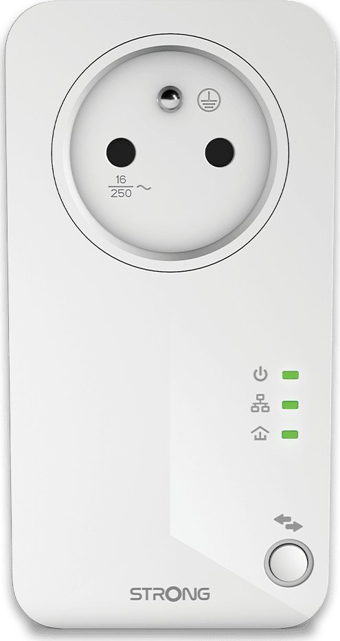 Adapter powerline Strong Powerline 600 Kit, 600Mb, set me 2 copë, i bardhë