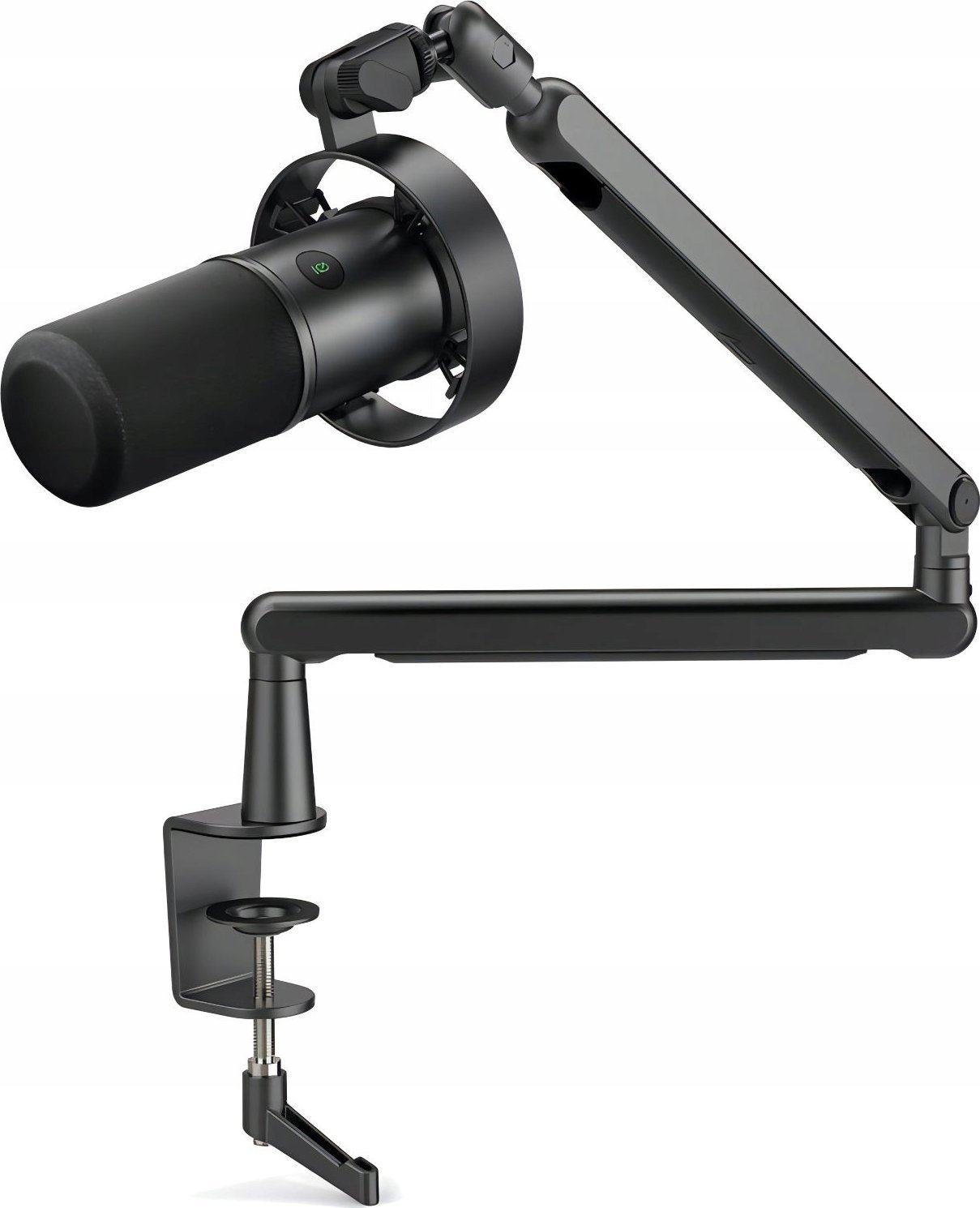 Mikrofon dinamik Fifine T688, USB XLR, me tripod tavoline, i zi
