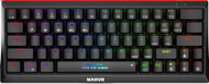 Tastierë gaming Marvo HECATE 61WR, tri-mode, mekanike me ndriçim rainbow, e zezë