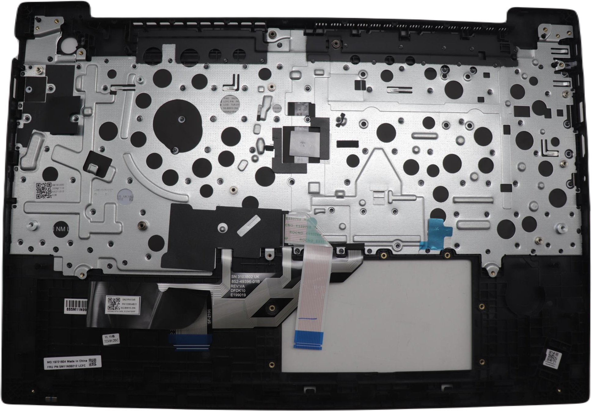 Kover me tastierë Lenovo për ThinkPad E16 Gen 2, pjesë këmbimi, i zi