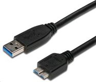 Kabllo PremiumCord USB A - MicroB ku3ma05bk, 0.5m, e zezë
