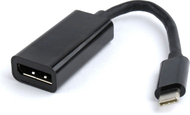 Adapter i zi Gembird A-CM-DPF-01 USB-C në DisplayPort (A-CM-DPF-01)