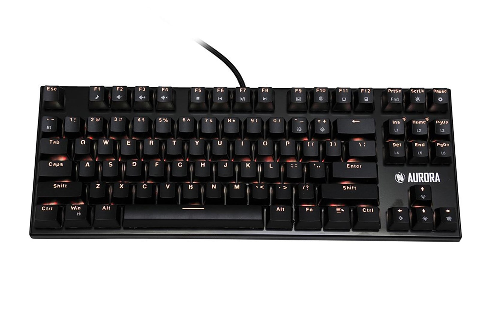 Tastierë iBOX Aurora K-2R, Blue Switch, RGB, e zezë