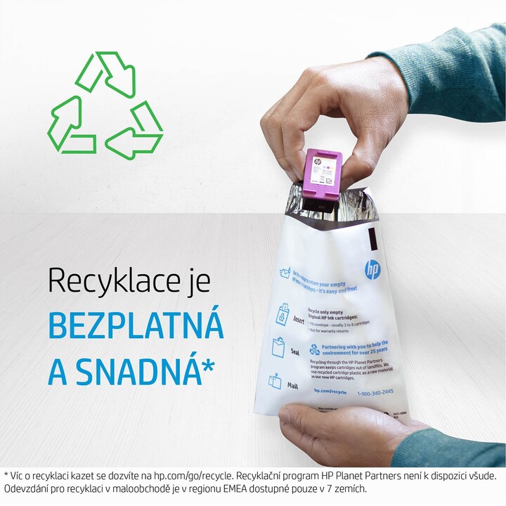 Ngjyrë për printer HP F6U66AE, e zezë, nr.302