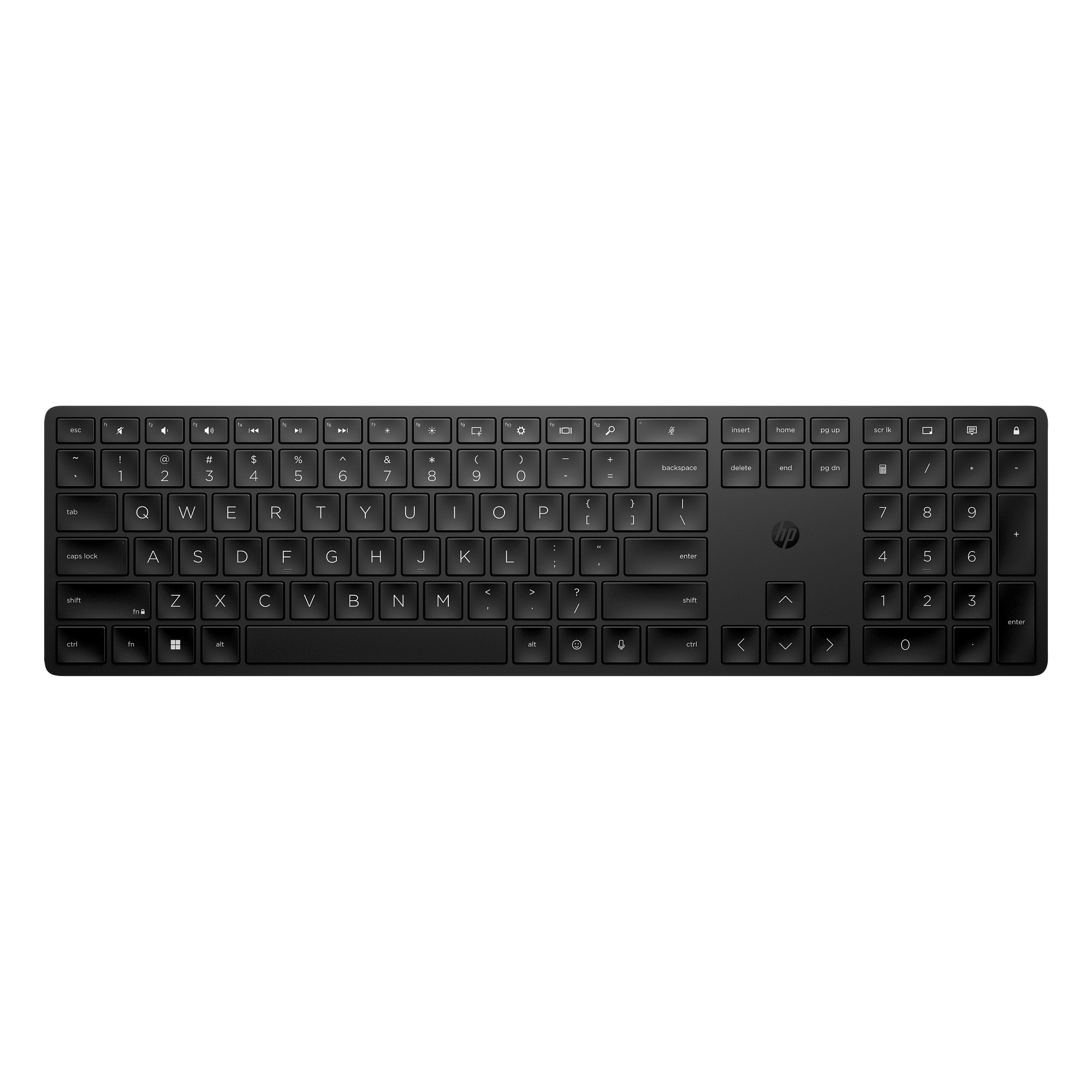 Tastierë pa tela HP 450 Wireless, USB, layout CZ SK, e zezë