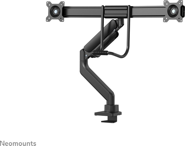 Mbajtëse tavoline për monitorë Neomounts DS75-450BL2, për 2 monitorë 17"-32", rregullim në lartësi, e zezë