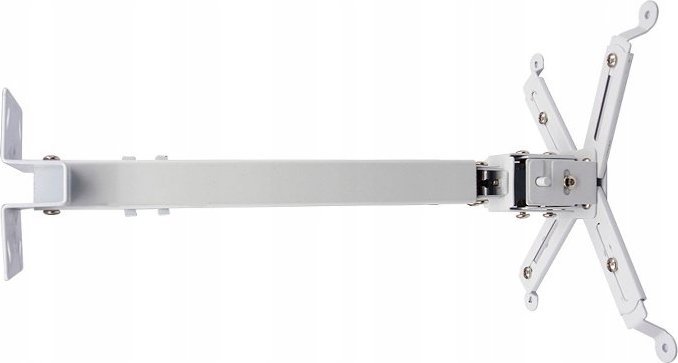 Mbajtëse tavani për projektor Massa, universale, rregullim 12-65 cm, çelik, e bardhë