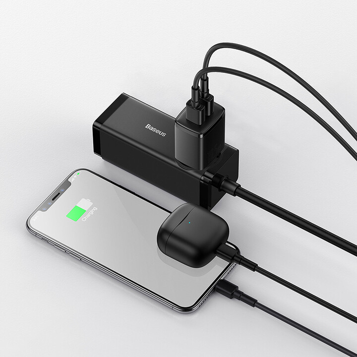 Karikues Baseus, 2xUSB-A, 10.5W, i zi