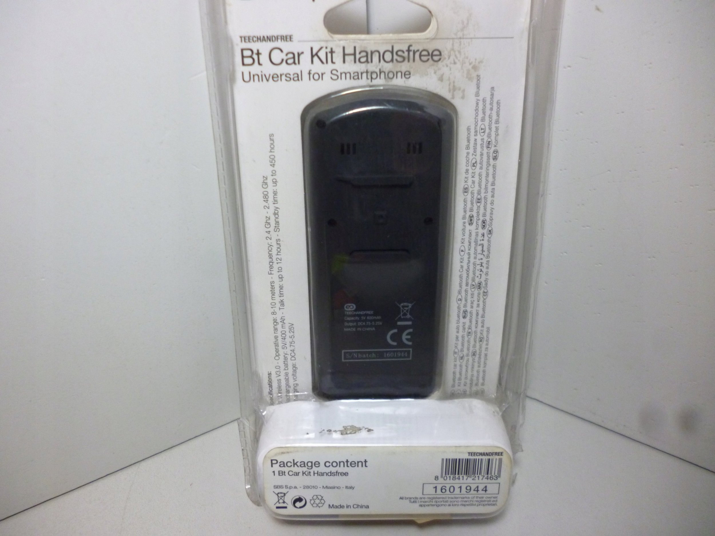 Kufje Bluetooth SBS TEECHANDFREEK, hands free, me bateri rikarikueshme, të zeza