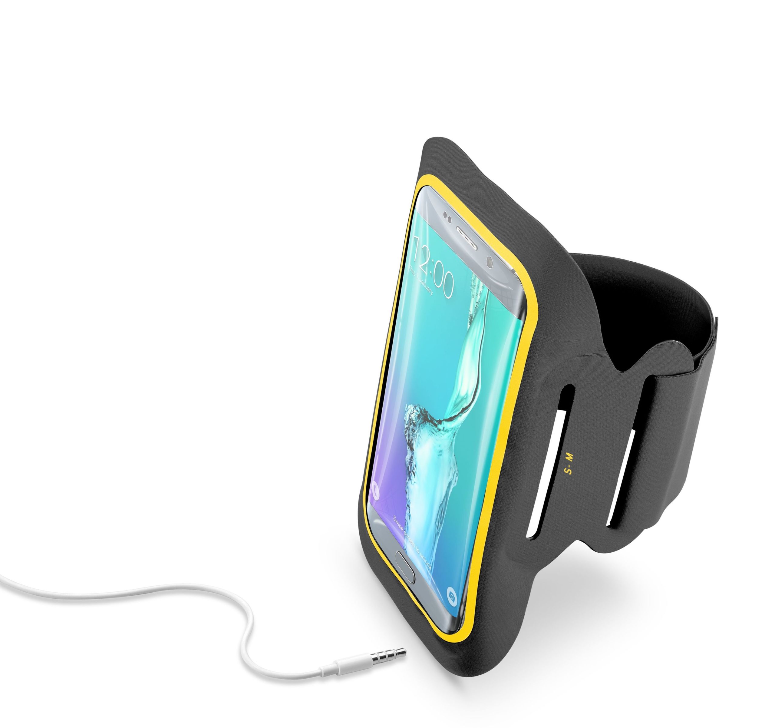 CELLULARLINE ARMBAND MICROFIBER 6.7" BLACK