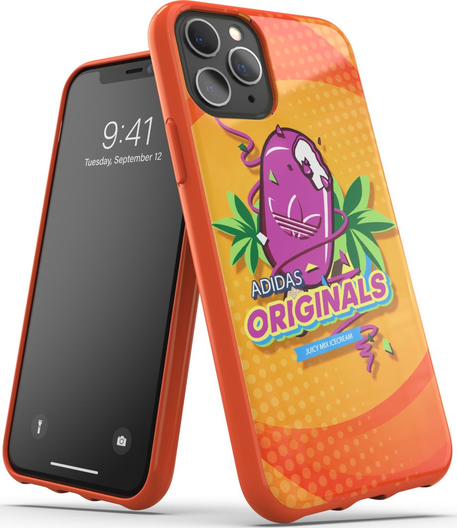 Mbrojtëse Adidas BODEGA FW19 për iPhone 11 Pro, portokalli