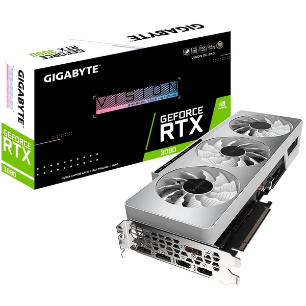 Kartelë grafike Gigabyte GeForce RTX™ 3090 VISION OC, 24G GDDR6