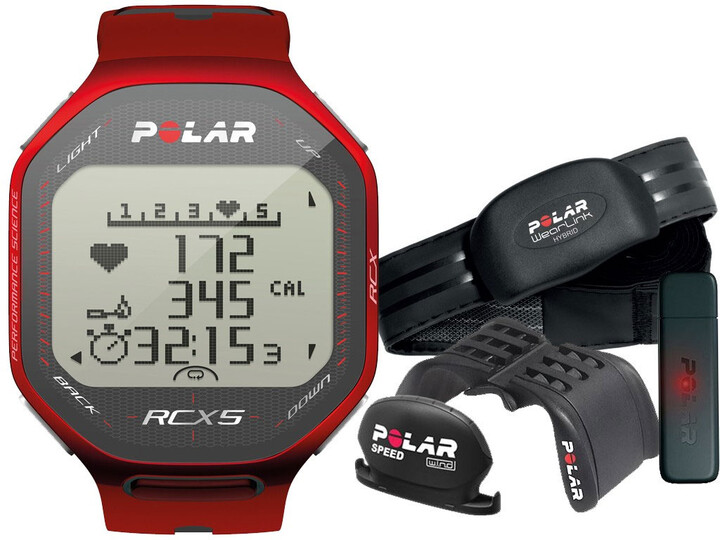 Matës aktiviteti Polar RCX5 Bike, DataLink, i kuq 