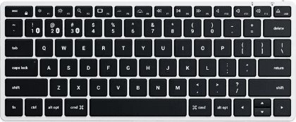 Bluetooth тастатура Satechi Slim X1, компактна, со осветлување, сребрена