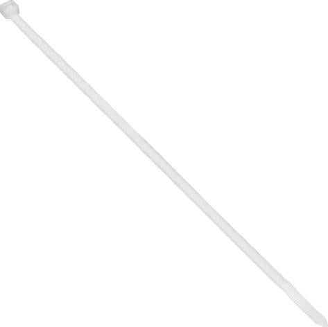 Lidhëse kabllosh plastike, 4.8mm, 300mm, paketim 100 copë, e bardhë