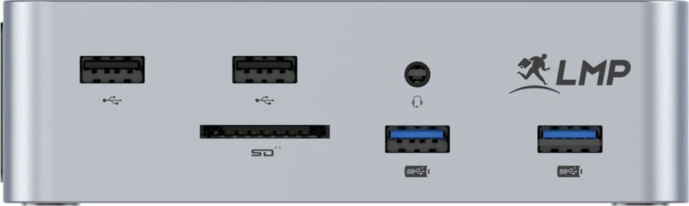 Docking station LMP SuperDock 2, 15 porta, USB4 Thunderbolt 40Gb/s, gri