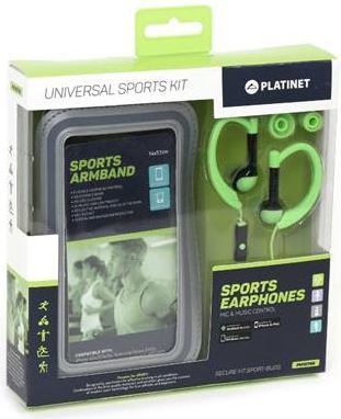 Mbajtëse celulari Platinet Sport + dëgjuese Armband PM1070