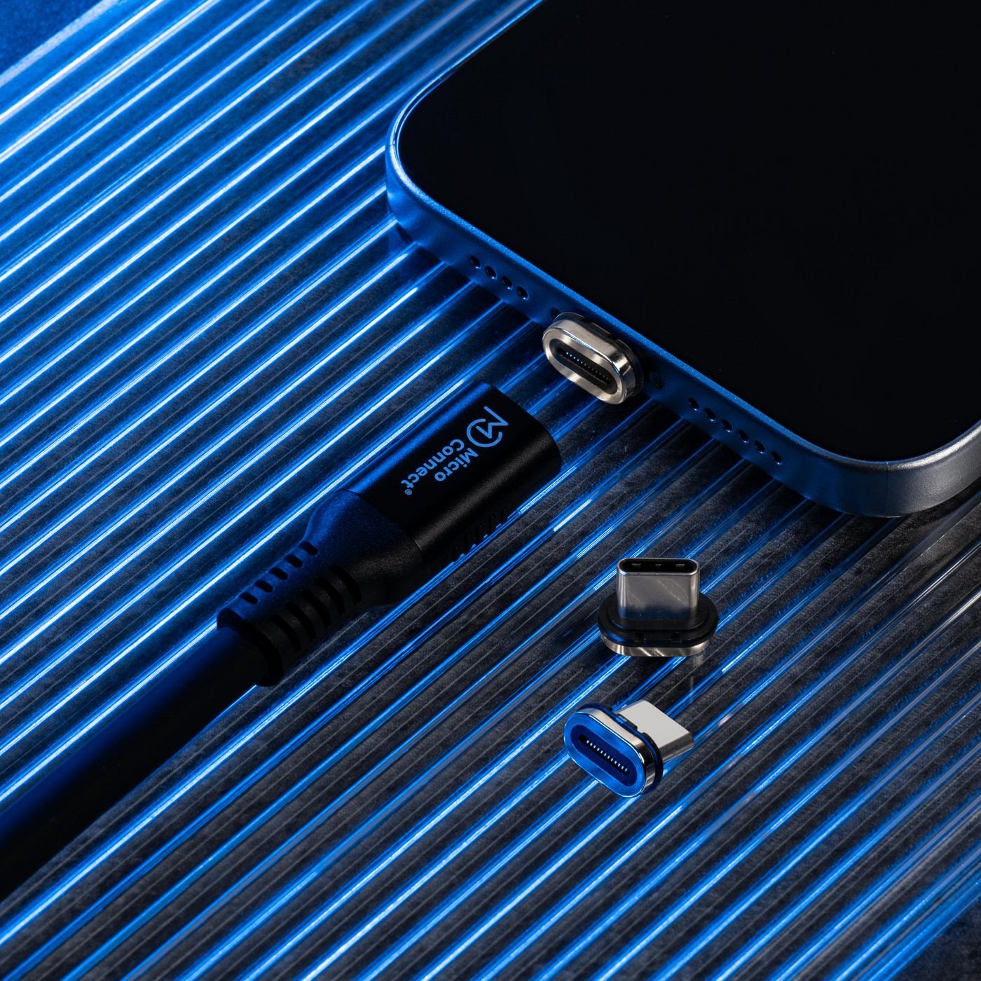 Kabllo USB C Microconnect MC LS USB4CC2.0, USB4, Power Delivery, e zezë