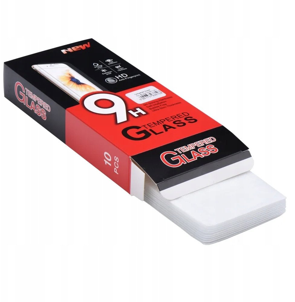 Qelq mbrojtës OEM për iPhone 17 Air dhe 17 Pro, xham i kalitur 9H, set 10 copë, transparent