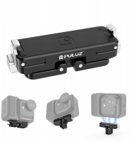 Mbajtëse magnetike PULUZ për Insta360 GO Ultra, montim Quick Release, e zezë