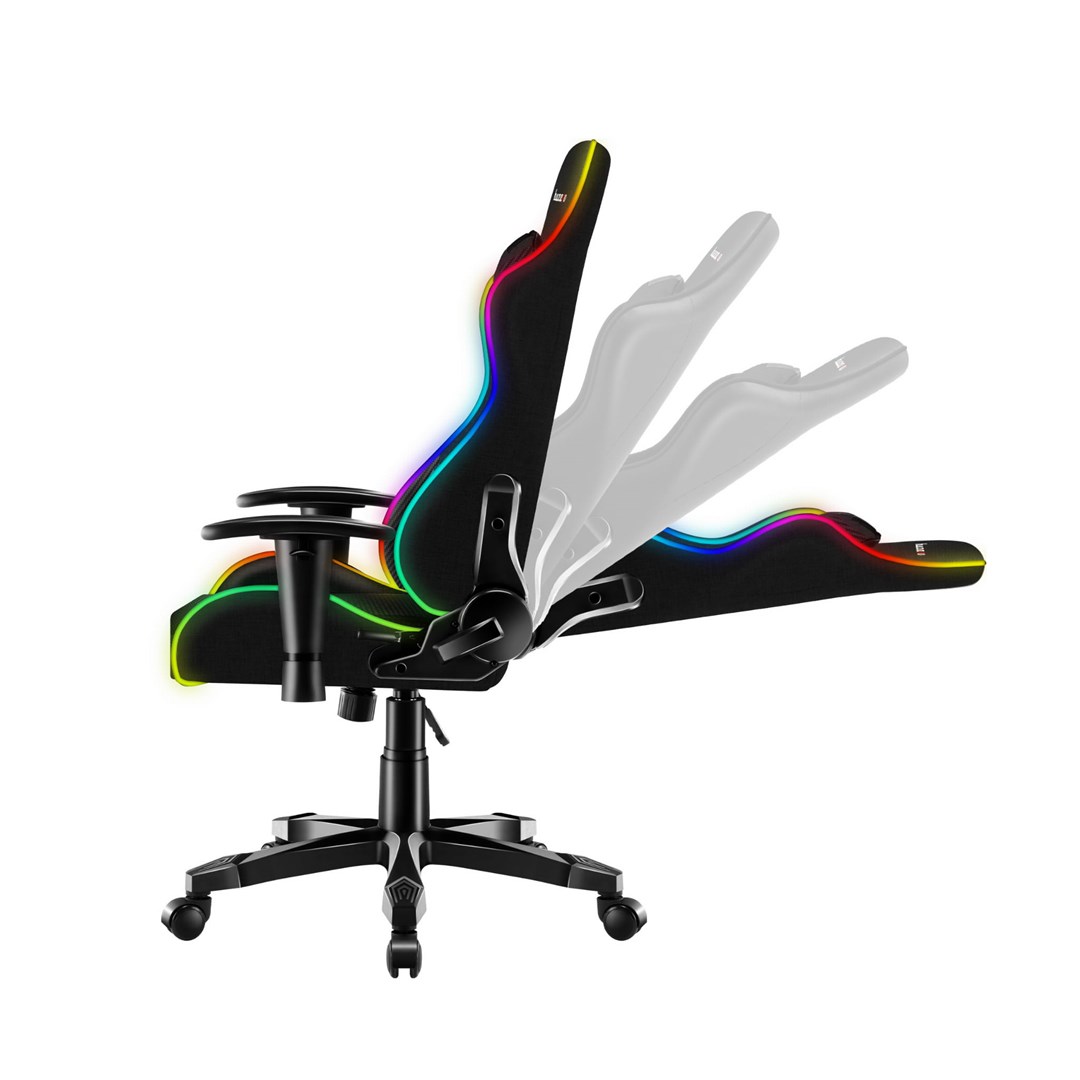 Гејминг столица за деца Huzaro Ranger 6.0 RGB, 130kg, црна
