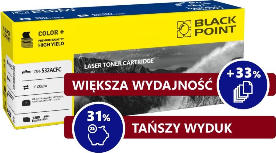 Toner zëvendësues Black Point LCBPH532ACFY për HP 205A, i verdhë