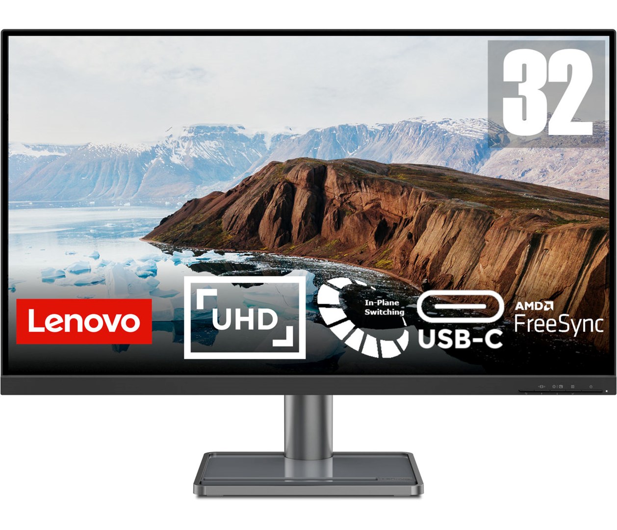 Monitor Lenovo L32p-30, 31.5", 3840 x 2160, 4K Ultra HD, 60 Hz, i zi