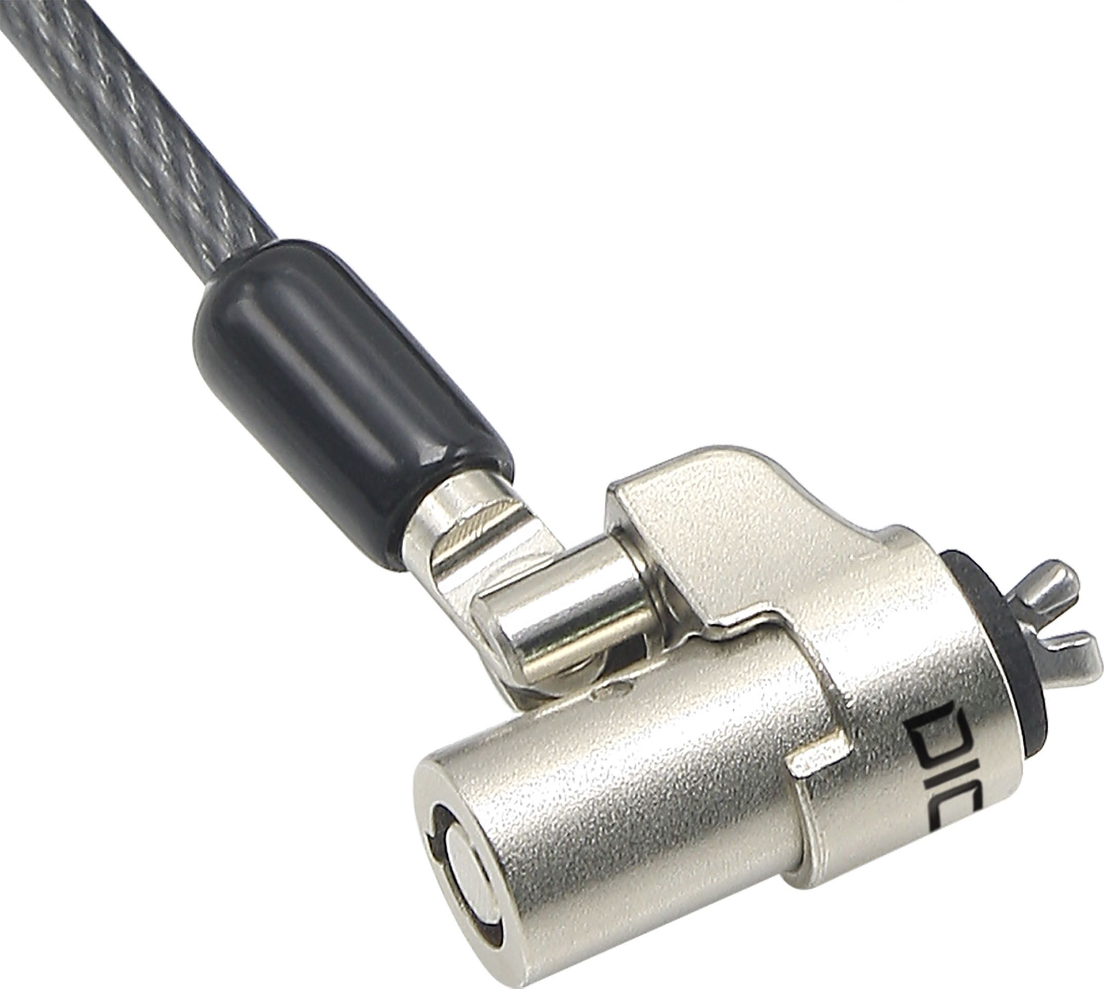 Кабел за безбедност Dicota D31540, 2m, за лаптоп и монитори, сребрен