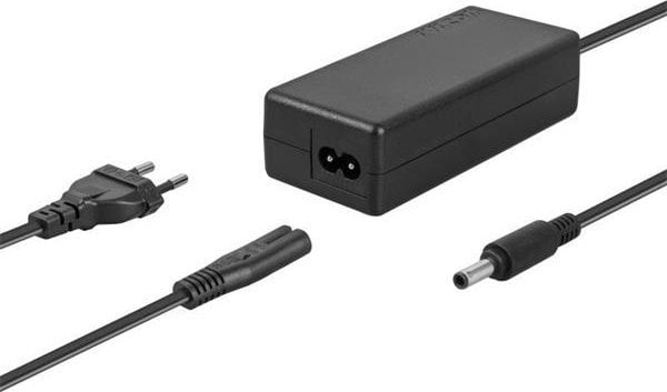 Adaptor rryme për laptop Avacom, 19.5V 3.33A, konektor 4.5mm x 3.0mm, i zi