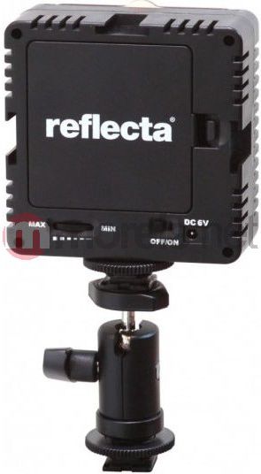 Dritë video Reflecta RPL 49, kompakte, ndriçim i qëndrueshëm, e zezë