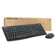 Set tastierë dhe maus Logitech MK370, wireless, i zi