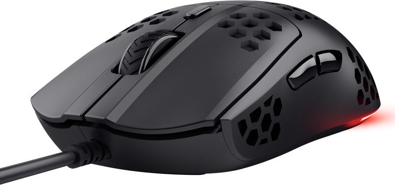 Maus gaming Trust GXT 928 Helox, 6400 DPI, RGB, i zi