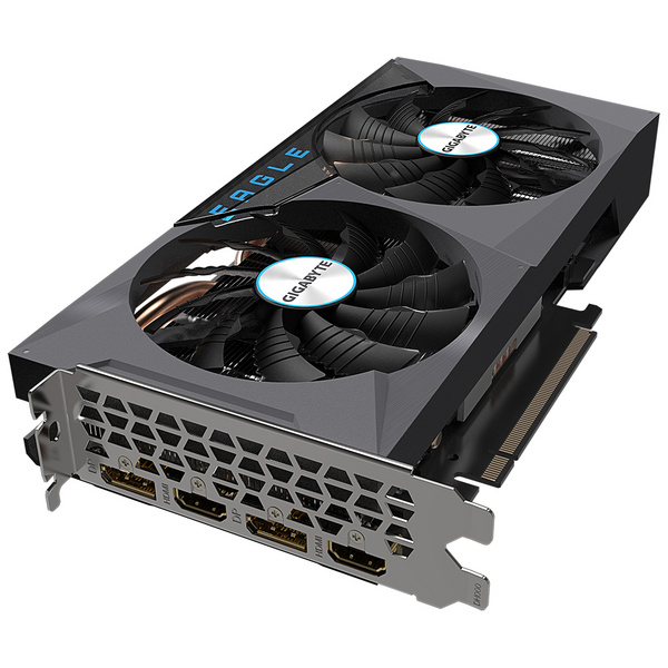 Kartelë grafike Gigabyte GeForce RTX 3060 Ti EAGLE OC 8G, 8GB GDDR6, 256-bit, e zezë