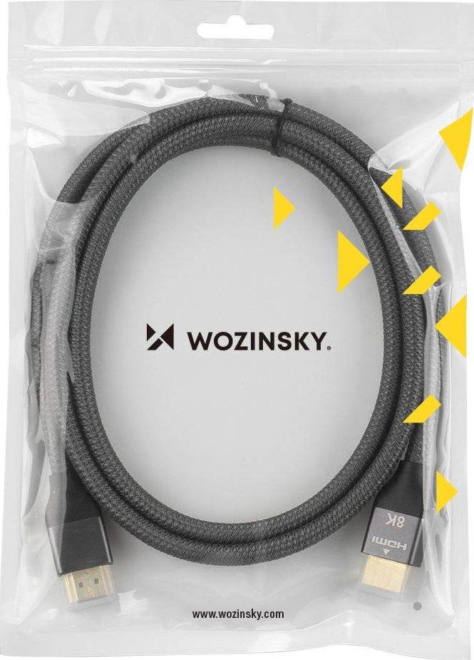 Kabllo HDMI Wozinsky WHDMI-20, 2m, HDMI 2.1, argjendtë