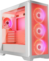 Kasë Modecom Volcano Expanse S Apex ARGB, e bardhë, Midi Tower