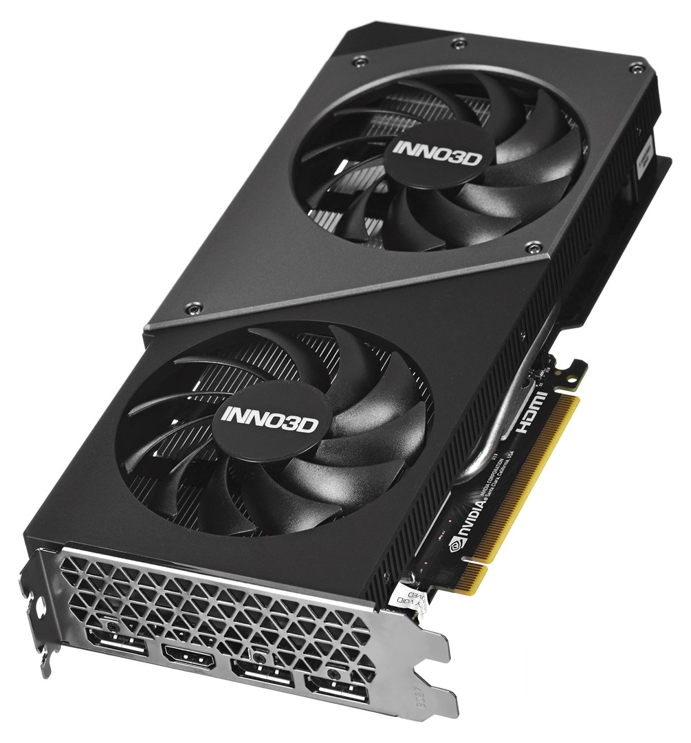 Kartelë grafike INNO3D GeForce RTX 4060 Twin X2, 8GB, e zezë