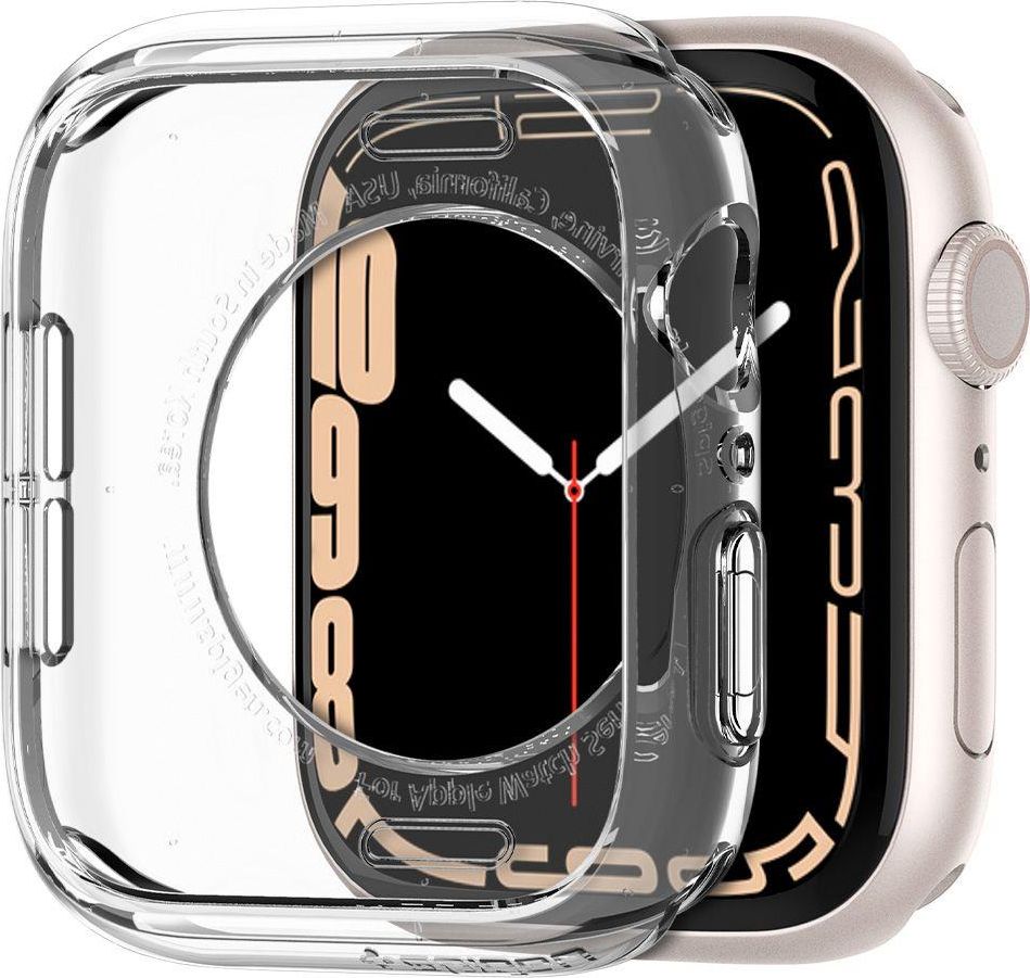 Mbrojtëse orë inteligjente Spigen ACS04195, për Apple Watch SE 6 5 4 41mm 40mm, TPU, transparente