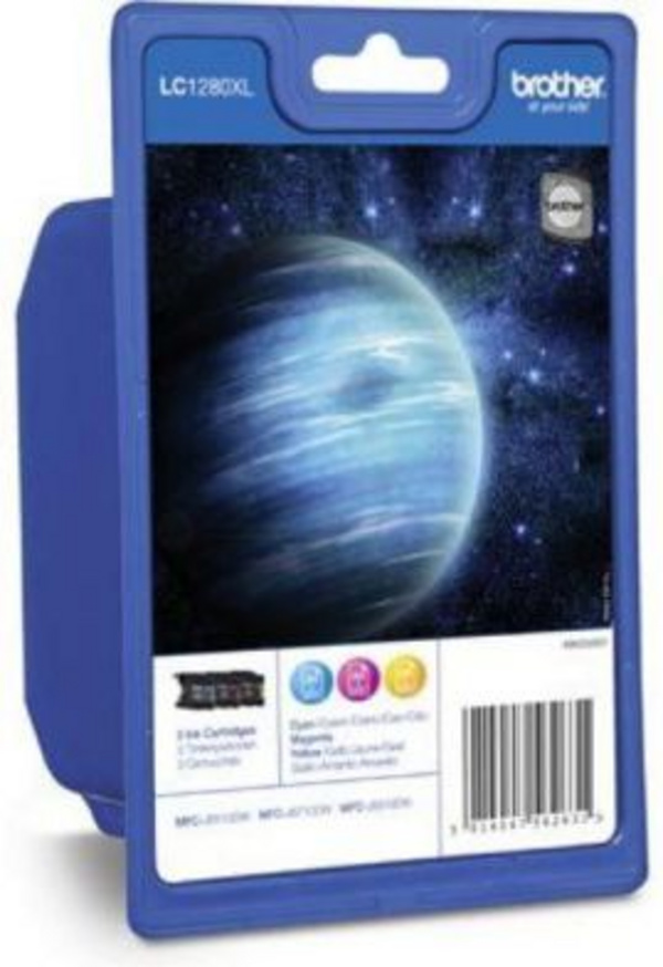 Ngjyrë për printer Brother Catridge, e kaltër / rozë / e verdhë