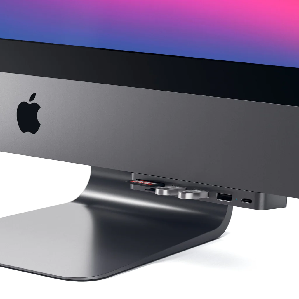 USB Hub Satechi USB-C Clamp Pro, i hirtë