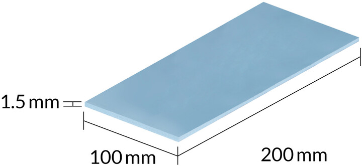 Термални влошки Arctic TP-3 Thermal Pad 200x100x1,5мм ( 2 парчиња)